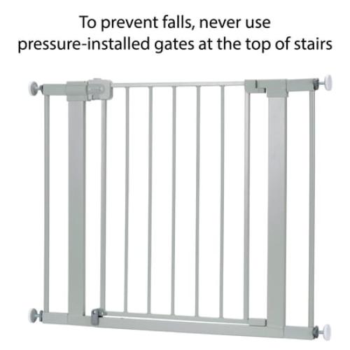 Safety 1st Simple Pass Walk-Through Gate, Grey