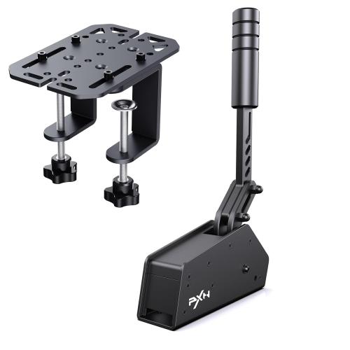 PXN USB PC Handbrake, HB S 16Bit Hall Sensor Linear Sim Handbrake for Racing Games Compatible with V3 V900 V9 V10 V12 G27 G29 G920 T500 T300 Applicable to Assett