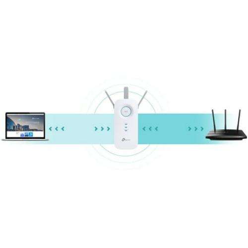 TP-Link AC1900 Dual Band Wi-Fi Range Extender w/ Gigabit Ethernet Port, Extends WiFi to Smart Home & Alexa Devices, 3x3 MU-MIMO (RE500)