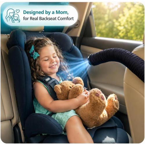 Car AC Vent Extender, Directs Air to Kids & Pets, Extends to 10 FT