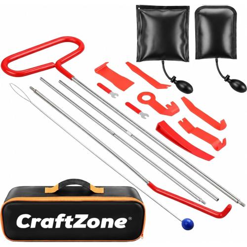 15PCS Stainless Steel Repair Tools,Car Tool Kits for Vehicles with Carrying Bag
