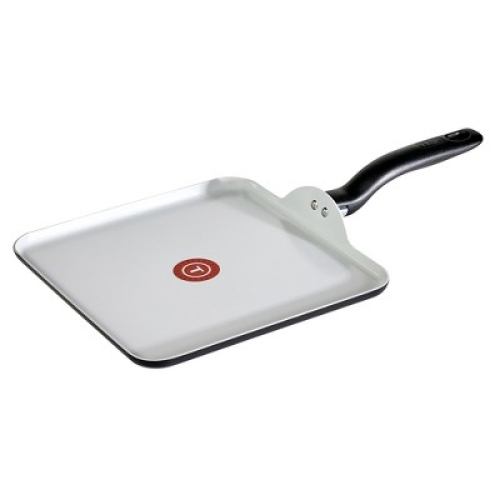 T-Fal Simply Cook 11 Ceramic Nonstick Square Griddle Black