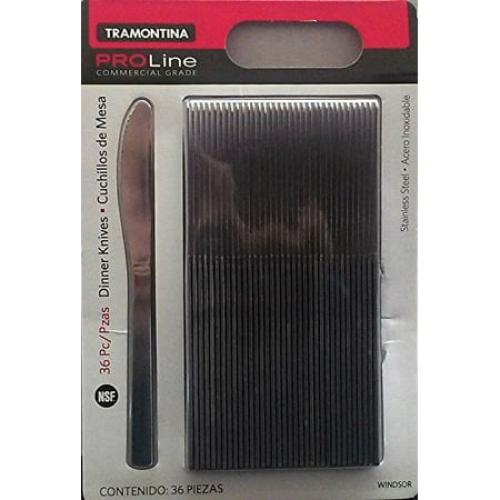 Tramontina Pro Line 36 Dinner Knives Commercial Grade Stainless Steel (no packaging)