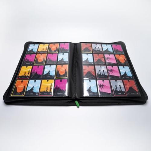 Vault X 16 Pocket XXL Trading Card Zip Binder, 1088 Cards, Premium Exo-Tec Album Material, 34 Side-Loading Pages, Folder for Collectible Games, Sports, TCG (Black)
