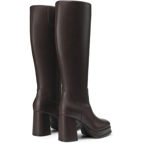 SIZE 8.5 ❗❗Athlefit Platform Knee High Boots Women Square Toe Chunky Heel Fall Boots