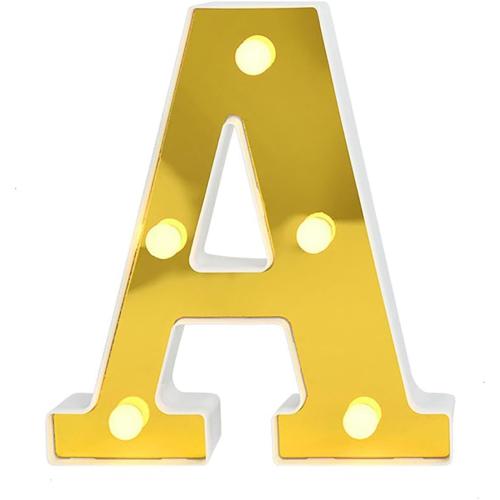 LED Marquee Letter Lights, Light Up Letters Glitter Alphabet Letter Sign Battery Powered for Night Light Birthday Party Wedding Girls Gifts Home Bar Christmas Decoration