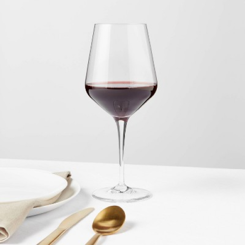 22oz Glass Atherton Red Wine Glasses - Threshold