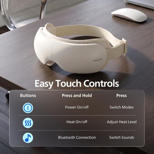 PHILIPS Eye Massager with Heat and Cooling for Daily Eye Comfort&Relaxation
