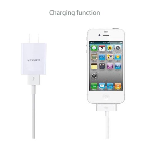 ZLONXUN 2-Pack Cable Compatible with Charger iPhone 4/4S/3G,iPad 2/3/1,Old iPod Touch 4/3/2/1,iPod Classic 3/2/1.(White,3.3 Feet)