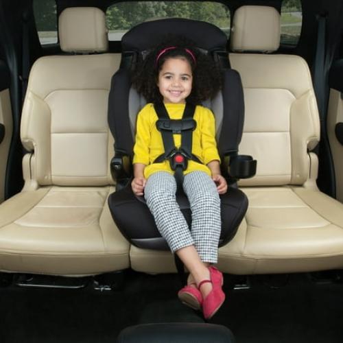 Cosco Kids Finale 2-in-1 Toddler Booster Car Seat, Peony Tiles II, Harness Booster Car Seat