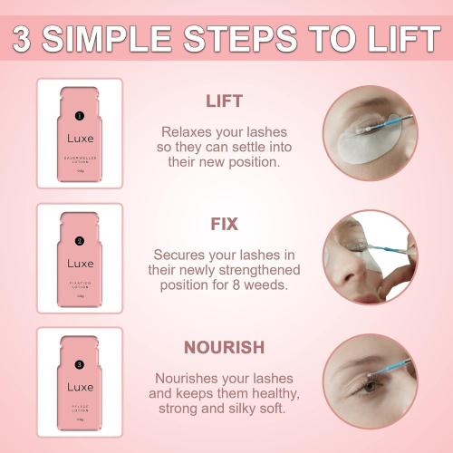 Luxe Cosmetics - Lash Lift Kit - Complete Set for Eyelash Lifting