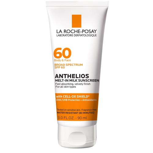 La Roche-Posay Anthelios Melt-In Milk Sunscreen Lotion, SPF 60, 3 Ounces