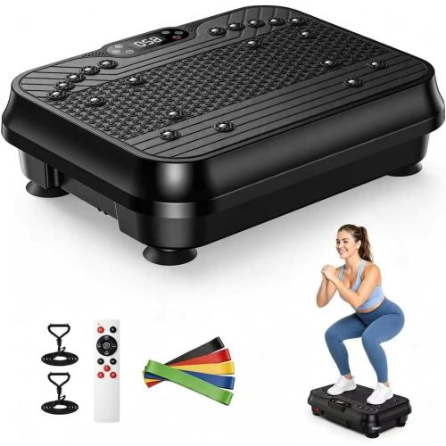 CURSOR FITNESS Vibration Plate with 250 Speed Levels & 350 LB Capacity