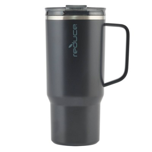 Reduce 24oz Hot1 Vacuum Insulated Stainless Steel Travel Mug with Steam Release Lid Black
