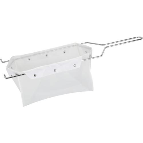 Fryer Filter Bag & Frame, Fryer Oil Filter, Filter Bag Easy to Clean with Hot Water, Reusable Fryer Oil Filter Strainer, Filter Fry Oil, Suitable for 70 lb Polishing Oil (Bag & Frame)