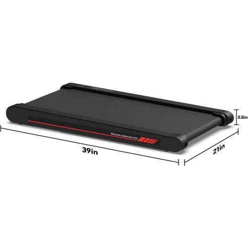Sperax Walking Treadmill Pad with APP, 3 in 1 Under Desk Treadmill, 400W Low Noise Walking Vibration Pad with Remote Control,Portable Treadmills for Home Office