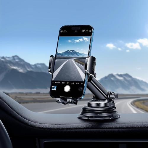 Qifutan Car Phone Holder Mount Phone Mount for Car Windshield Dashboard Air Vent Universal Hands Free Automobile Cell Phone Holder Fit for iPhone Smartphone Camera Mounts