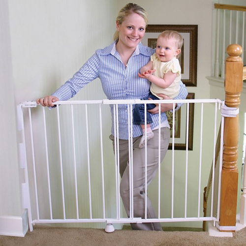 Regalo® 2-in-1 Top of Stairs Gate MAY HAVE MISSING ACCESSORIES