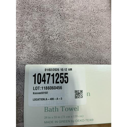 Haven Turkish Cotton Bath Towel in Lilac Marble