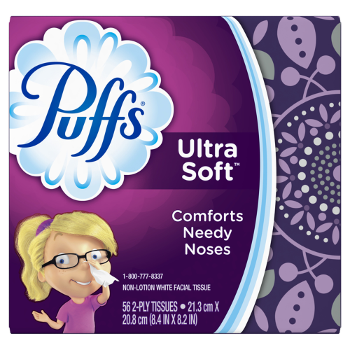 PACK OF 18 Puffs 56 ct Facial Tissue