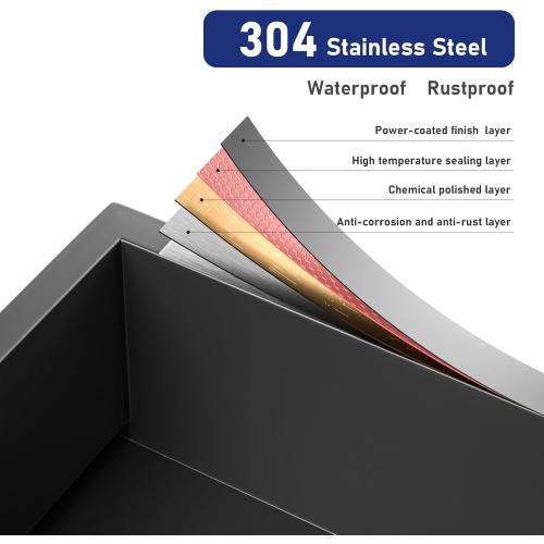 Stainless Steel Led Shower Niche Black 24 X 12 No Tile Needed | Recessed shower niche,IP66 waterproof,Led driver included,horizontal niche,non-dimmable,3000K warm light,bathroom storage