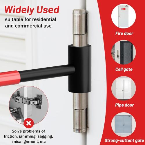 4-in-1 Door Hinge Adjustment Tool, Hinge Gap Adjusting Wrench Fits 14-25mm