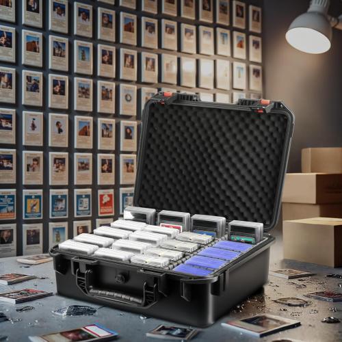 Graded Card Case Storage Box: Trading Card Storage Box with 12 Dividers