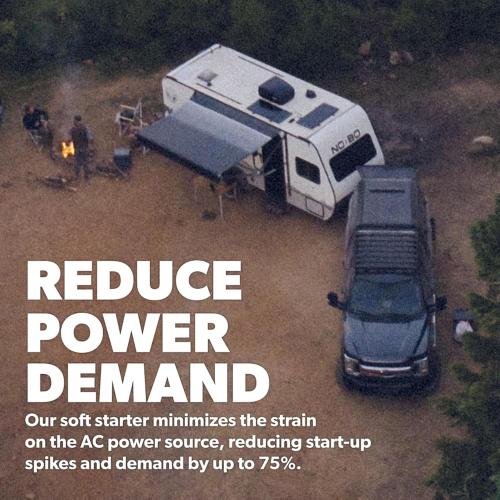 Dometic SmartStart 120V Soft Start Accessory Kit | FreshJet 3 RV Mechanical A/C | Reduce Startup Power Demand Up to 75% | Helps Run On 2000W Generator/Inverter | 30A Power Management - (9610005458)