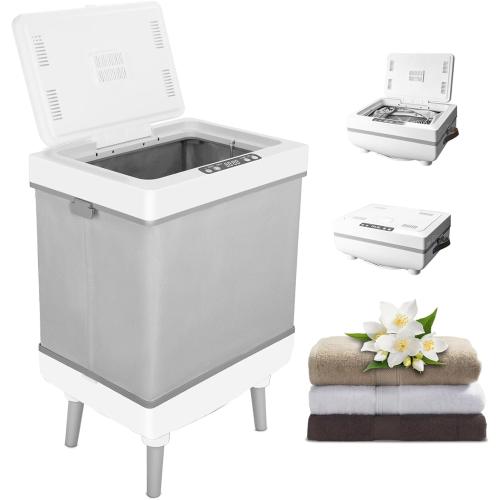 Foldable Towel Warmer & Dryer Bucket, 35L Electric Hot Towel Cabinet for Bathroom