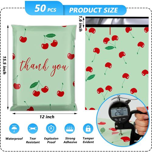 Thank You Poly Mailer 12x15.5 Inch 50 Pcs