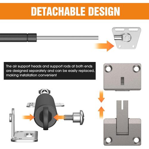 Drop Down Gas Spring Hinge, 90° Struts for Downward Cabinet Doors