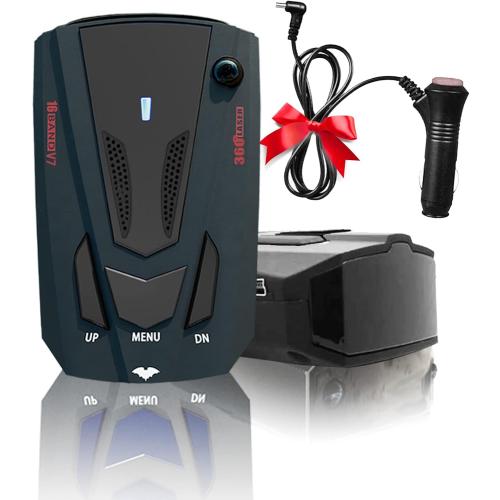 Newly Laser/Radar-Detectors Driving Aids for Cars with Led Display, Long Range Detection, Mute Memory, City/Highway Mode, Ideal Gifts for Cars (Black)