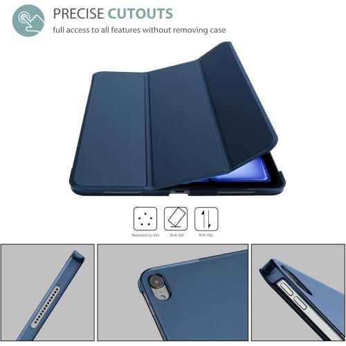 ProCase for iPad Air 11-inch Case M4/M3/M2, Air 5th/4th Gen 10.9,Navy