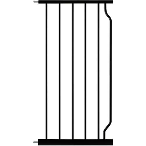 Fairy Baby Safety Gate 14.17 inch Extension for Extra Wide Baby Gate Dog gate Pressure Mounted Walk Through Pet Gate Black