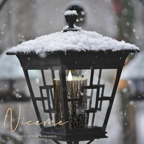 NICEME LED Pine Bark Flameless Candles Set of 3 Real Wax Battery Operated Candles Flickering Teardrop Wick Electric Decorative Pillar Bark Candles with Remote Timer, D3 x H4 5 6