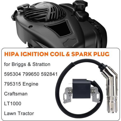HIPA 595304 Ignition Coil Magneto Armature for Brigg Stratt 799650 592841 795315 495859