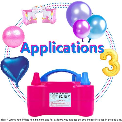 Electric Balloon Pump, Portable 2 Modes Balloon Blower Machine with 14 Balloon Arch Kits, Air Pump for Balloon, Balloon Inflator for Party Decoration