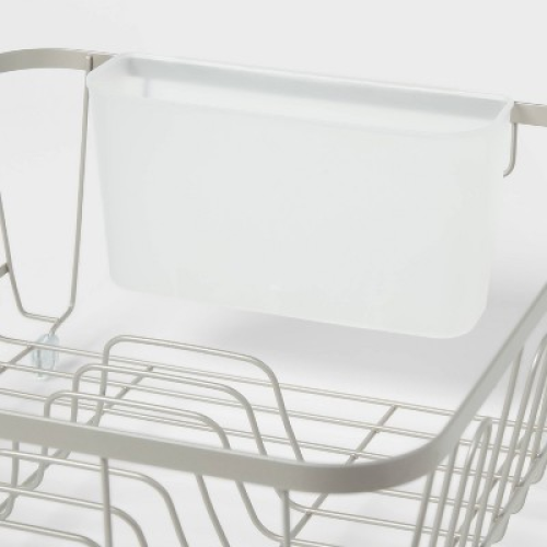 Small Steel Dish Drainer Brushed Nickel - Brightroom™