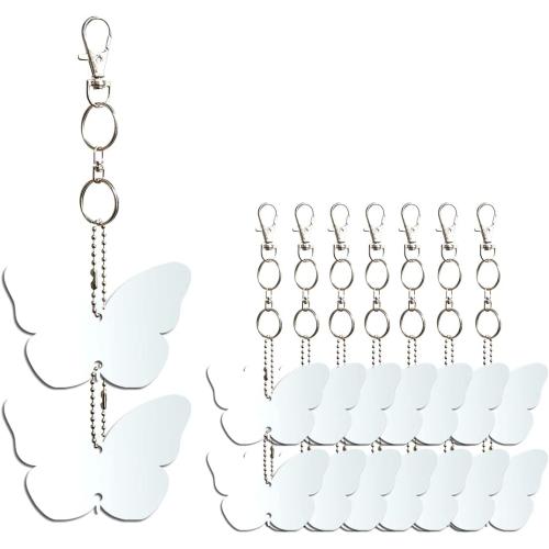 Keep Birds Away Mirror Disc, Hanging Reflectors, 16 Butterfly Discs