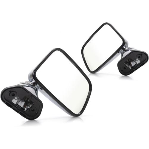 For Toyota Pickup 1989-1995 Door Mirror Driver and Passenger Side | Pair | Manual | Non-Heated | Replacement For 8794089141, 8791089143 | TO1320122, TO1321122