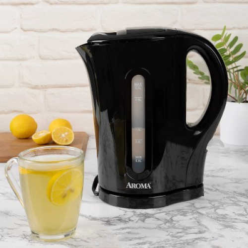Aroma 1.7L Electric Kettle - Black