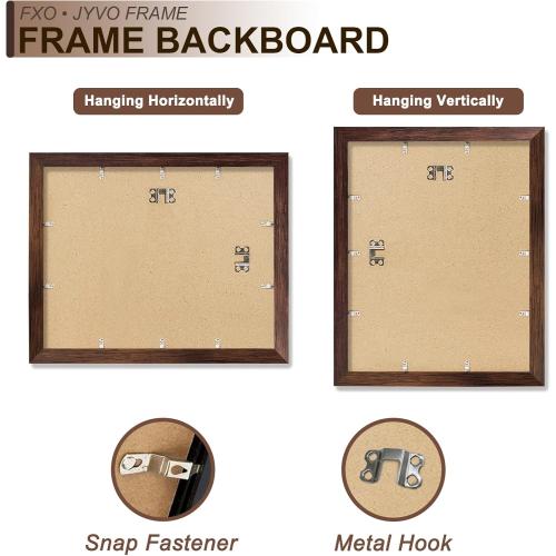 Fxojyvo 11x14 Picture Frame for Photo Poster Horizontally/Vertically