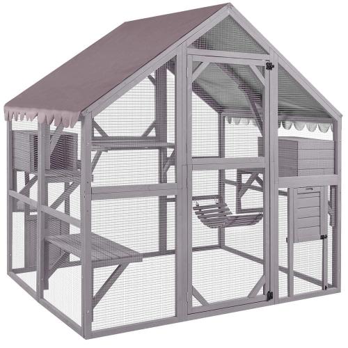 Outdoor Cat Run : Large Cat Enclosure