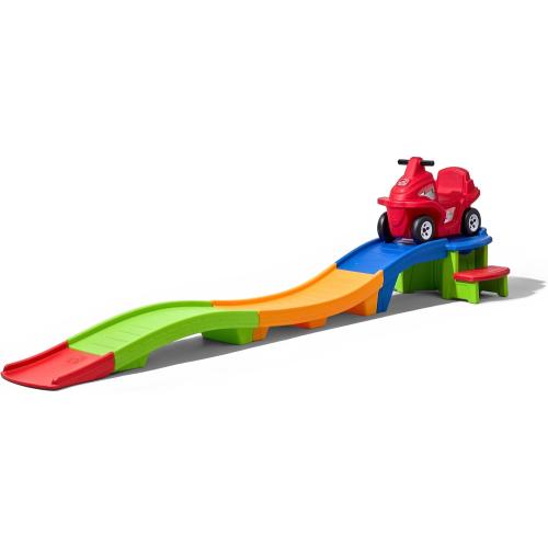 Step2 Up & Down Roller Coaster Toy for Kids, Ride On Push Car, Indoor/Outdoor Playset, Toddlers Ages 2 - 5 years old, Compact Storage, Max Weight 50 lb., Multicolor