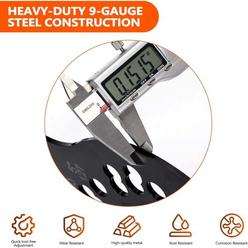 Wheel Fitment Tool 6-Lug, Offset & Backspacing Measuring Tool for 14-22 Wheels, 7-17 Wide, Universal Rim & Tire Fitment Simulator