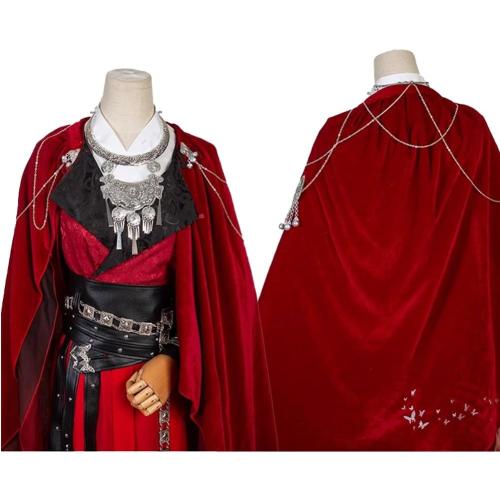 Size Adult Small    Hua Cheng Cosplay Costume Tian Guan Ci Fu Mens Red Cloak Full Set HanFu Outfit