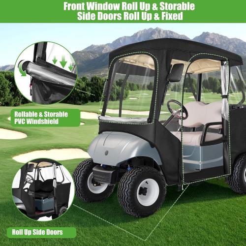 2 Passenger Golf Cart Enclosure