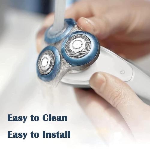 SH70/71 Replacement Heads Blades Compatible with Noreclo Series 7000 Shavers, Series 7000 Replacement Blades SH71/52 Heads Compatible with Electric Razors 7500 7530 S7370 S7371, 6-Pack