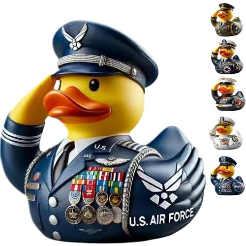 Military Rubber Duck, Uniform Tribute to Veterans (d)