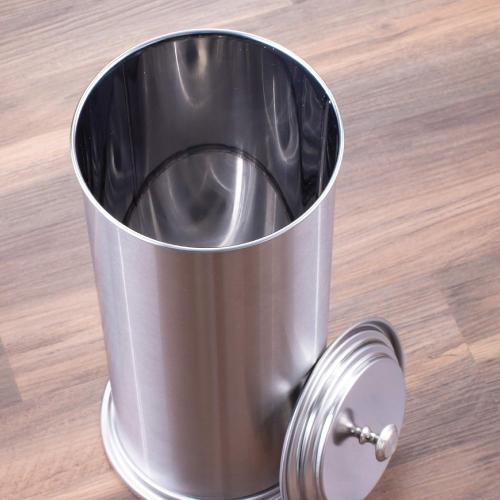 JS Jackson Supplies Free Standing Extra Large Toilet Paper Holder - Stainless Steel